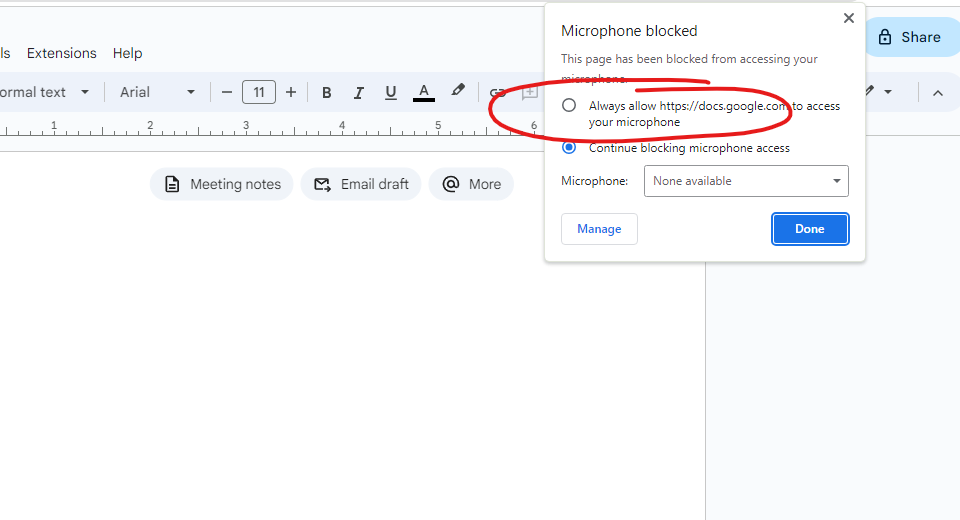 allow mic access for malayalam voice typing windows